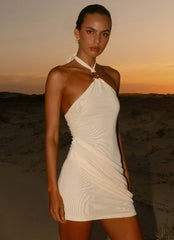 Minivestido Henrietta - Amarillo pastel