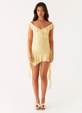 Minivestido Shona - Amarillo
