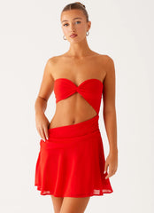 Minivestido Marbella - Rojo