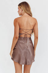 Minivestido Good Impression Double Twist Charcoal