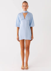 Minivestido Mary - Azul