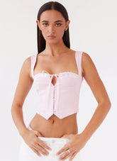 Top Corsé Ambretta - Rosa