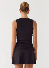 Minivestido Cherry Sky - Negro