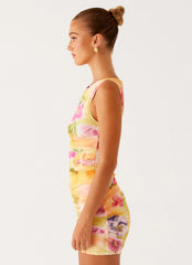 Minivestido Yennifer - Floral Rayos de Sol