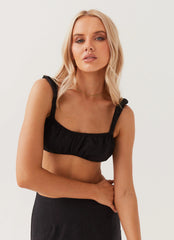 Top Bralette Valencia Villa - Negro