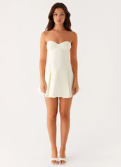 Minivestido sin tirantes Victoria - Butter