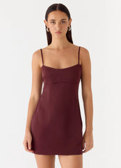 Minivestido Clementine - Merlot