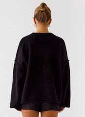 Jersey de punto oversize Jack - Negro