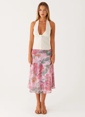 Top Halter Devoted - Marfil