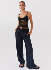 Metro Wilds Net Top - Negro