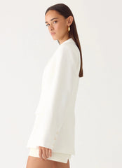 Blazer ceñido Culver - Blanco