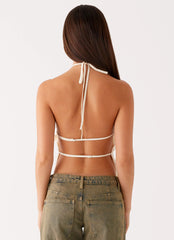 Top Bennie Halter - Marfil