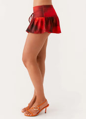 Minifalda pantalón Landon - Scarlet Blur