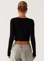 Top Pippa - Negro