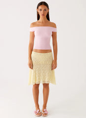 Top de punto Coleman - Rosa
