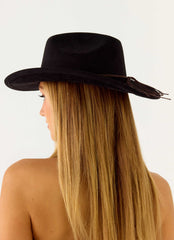 Sombrero vaquero Lone Star - Negro
