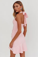 Minivestido Halter Fire Of Stars Rosa