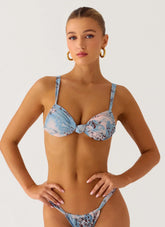 Parte de arriba de bikini Tainy - Aqua Blur