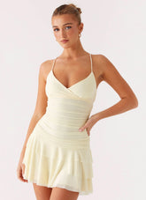 Minivestido Emily - Amarillo