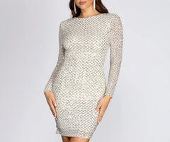 Mini vestido de lentejuelas Diamond Dreams