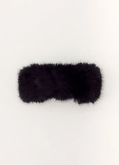 Diadema de piel sintética North Pole - Negro