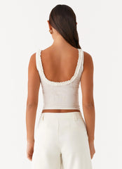 Top Amor de Verano - Marfil
