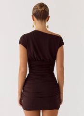 Minivestido Liana - Chocolate