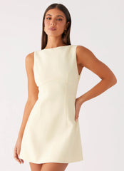 Minivestido Lulita - Amarillo Mantequilla