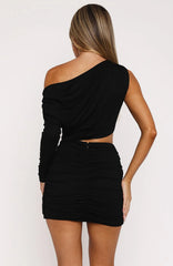 Minivestido Can't Give In Negro