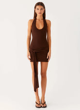 Minivestido Vedetta - Chocolate