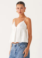 Top Cami Esquecer - Branco