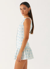 Minivestido de lino Meggie - Estampado Sweet Daydream