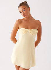 Minivestido Bindi - Amarillo
