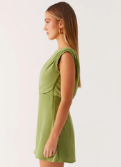 Minivestido de lino Lady Love - Cactus
