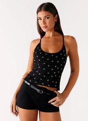 Mini shorts Katie Suede - Negro