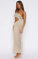 Vestido largo de ganchillo Turritella Treasure Shell