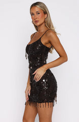 Minivestido con abalorios Decadent Daze Chocolate
