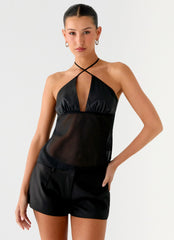 Top Ellyse - Negro
