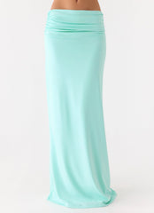 Falda Maxi Elisabetta - Aqua
