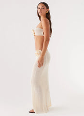 Top Bandeau de Croché Kelcie Rose - Marfil