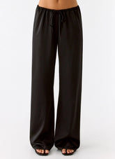 Calça Deacon de Cintura Baixa - Preto