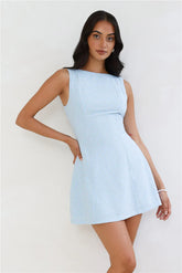 Minivestido de cuadros vichy Dream Paddock azul
