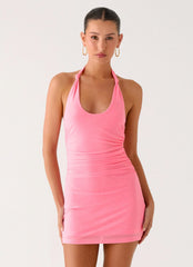 Minivestido fluido - Rosa