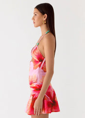 Top Ellinor con cuentas - Rosa