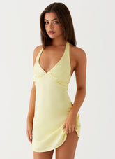 Minivestido Heavy Hearted - Amarelo