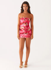 Minivestido Rudy - Rosa Orquídea