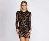 Minivestido de lentejuelas Do It For The Glam