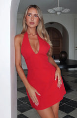 Mini Vestido Feelings For You Rojo