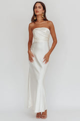 Vestido Maxi Tomara que Caia City Of Stars Oyster