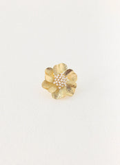 Anillo Perla Camelia - Oro
